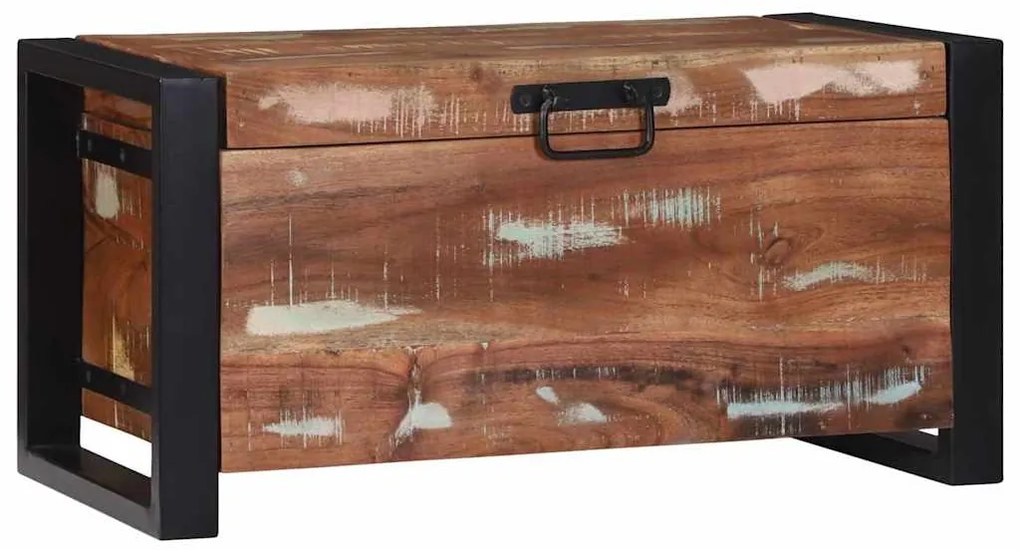 vidaXL Κουτιά Αποθήκευσης Καφέ 60 x 30 x 30 cm Μασίφ ανακυκλωμένο ξύλο