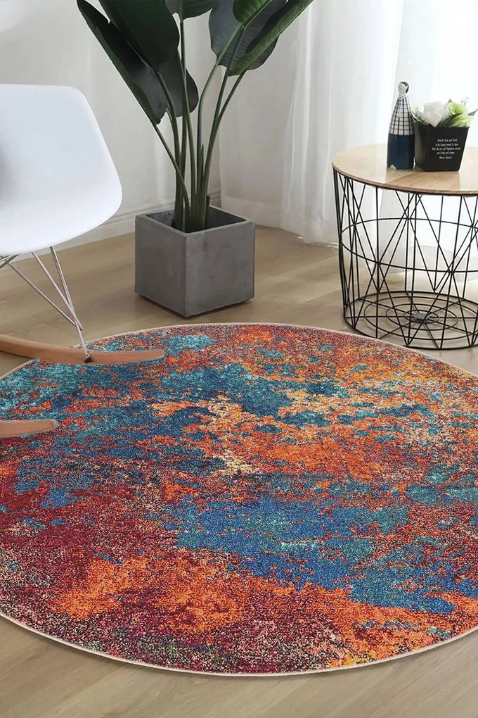 Χαλί Woopamuk528 599HFT5451 Multi Conceptum Hypnose 120X120cm Round
