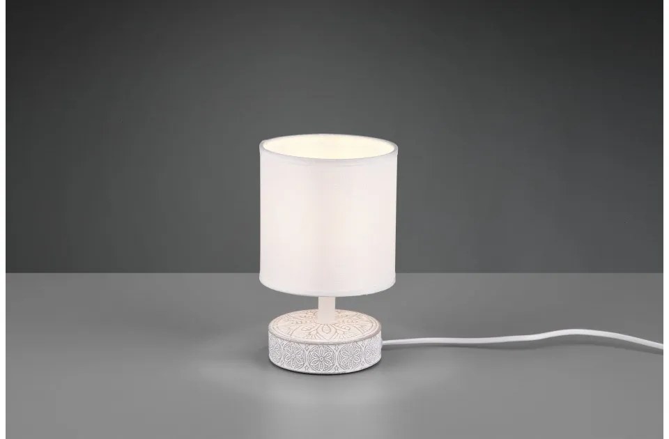 Επιτραπέζιο Φωτιστικό 1xE14 Κεραμικό Marie Trio Lighting-R50980101-Λευκό R50980101