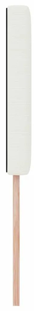 vidaXL LED κεφαλάρι με φώτα λωρίδας LED Επιτοίχιο Κρεμ 80 cm ύφασμα