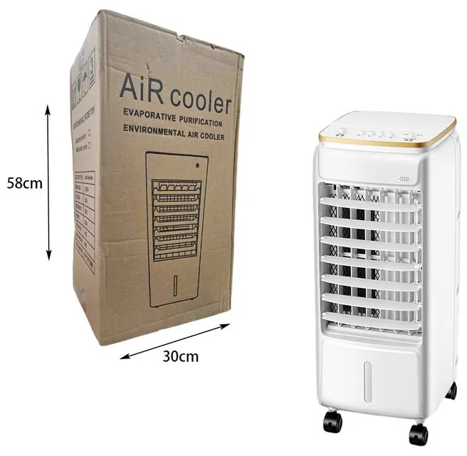Επιδαπέδιος Ανεμιστήρας με Ροδάκια LZ06EX - Evaporative Purification Environmental Air Conditioner Cooler