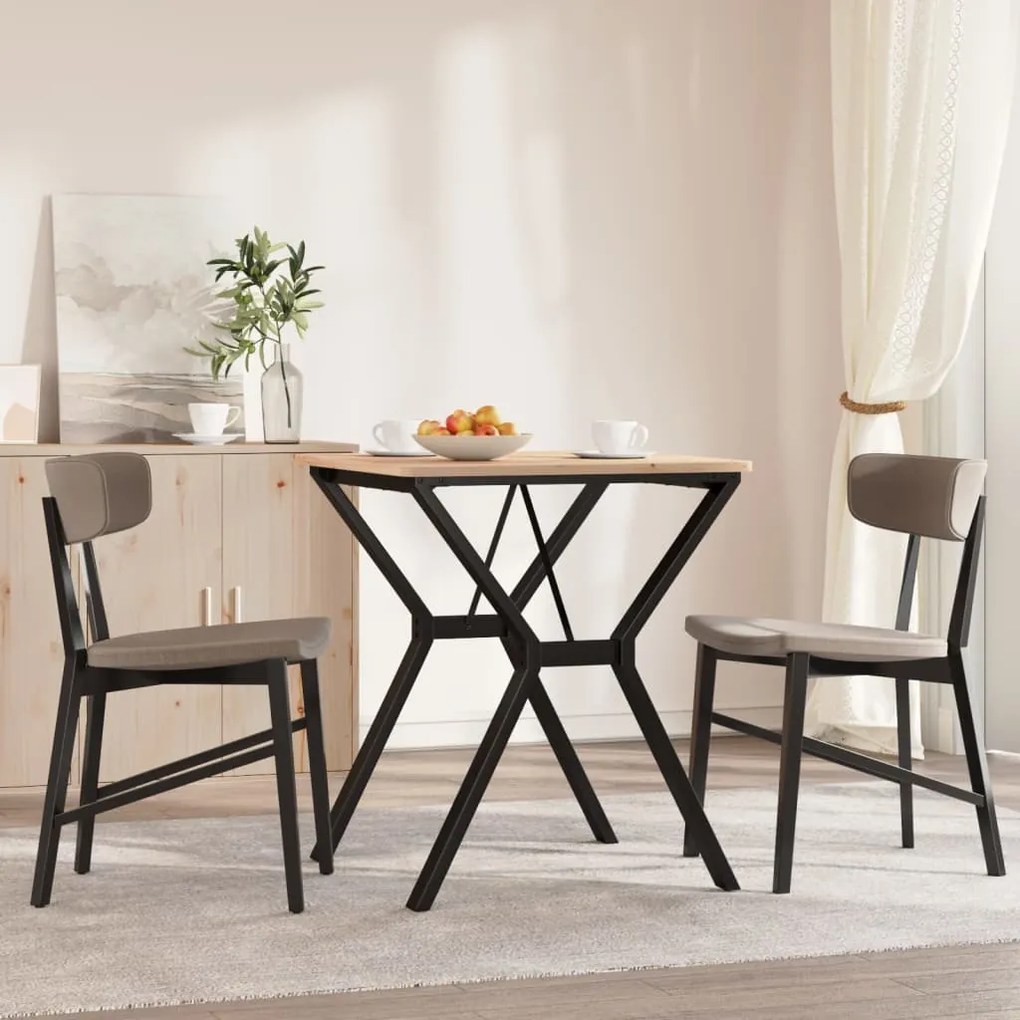 vidaXL Πόδια Τραπεζαρίας σε Σχήμα «Y» 60x60x73 εκ. Ατσάλι