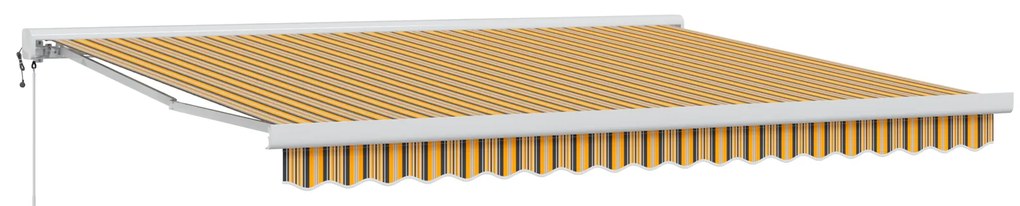 vidaXL Αναδιπλούμενη τέντα Πολύχρωμη 400x300 εκ.