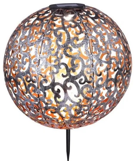 Ηλιακό Καρφωτό Φωτιστικό LED 0,12W ΙΡ44 40cm Globo Lighting-33744-Ασημί 33744