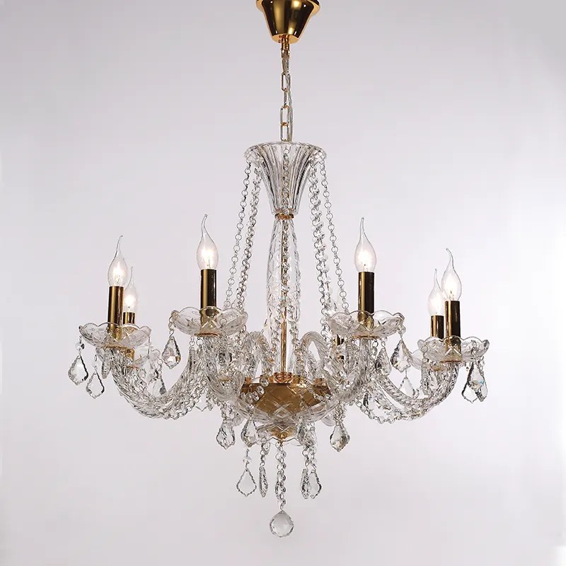 Φωτιστικό Κρεμαστο Aca BLK80048PCG LILIUM Διάφανο (Transparent)