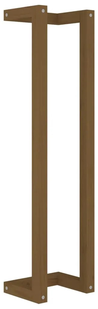 vidaXL Πετσετοκρεμάστρα Καφέ μελί 23x18x90 εκ. από Μασίφ Ξύλο Πεύκου