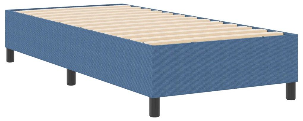 vidaXL Κρεβάτι Box Spring Μπλε 100x200 εκ Κορντούρα