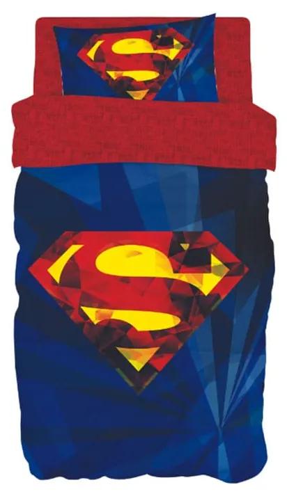 Σετ Παπλωματοθήκη Superman Logo Warner Bros 165x250cm Μονή (165x250cm)