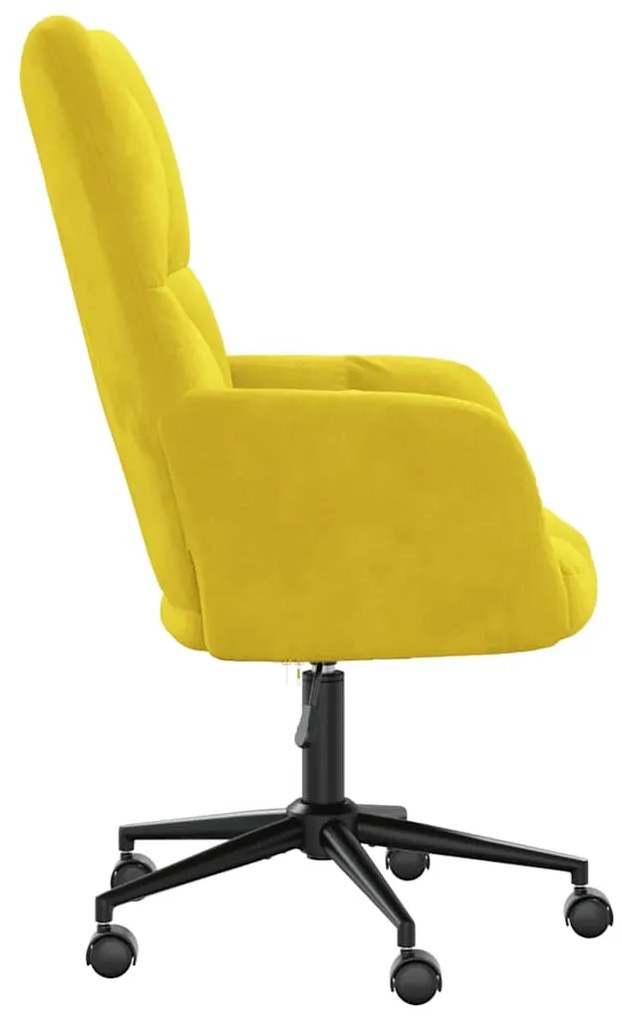 vidaXL Πολυθρόνα Relax Κίτρινο Μουσταρδί Βελούδινη