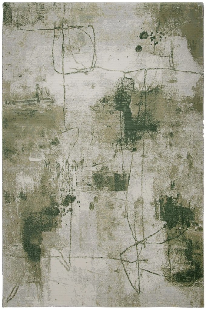 Χαλί Bellart 18033 Y10 Green-Grey Βιοκαρπέτ 200X300cm