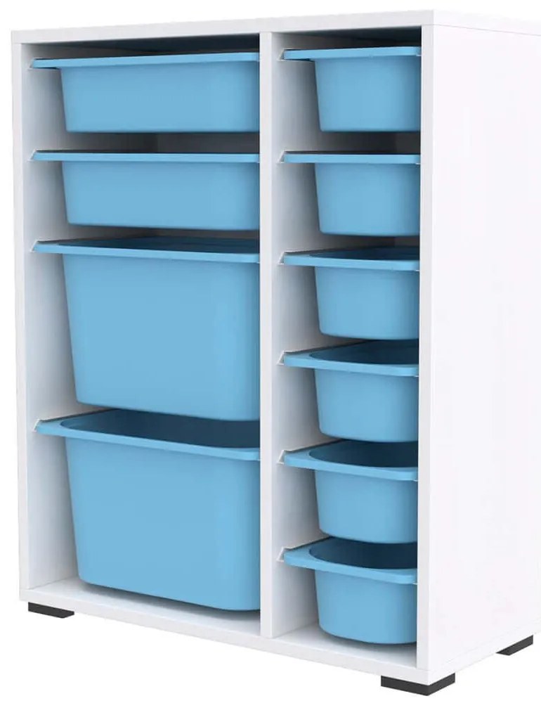 Συρταριέρα Παιδική Zen 768ESL1182 69,5x30x83cm White-Blue
