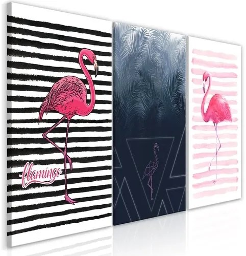 Πίνακας - Flamingos (Collection) - 120x60