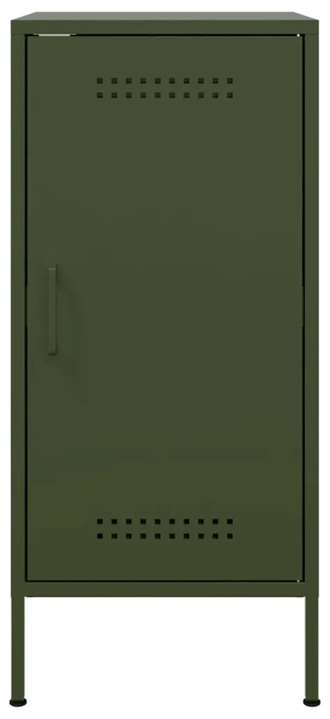 vidaXL Ντουλάπια 2 Τεμ. Λαδί 36 x 39 x 79 εκ. από Χάλυβα