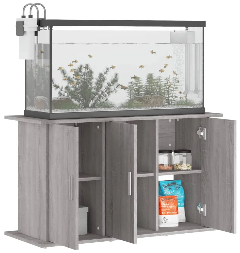 vidaXL Βάση Ενυδρείου Γκρι Sonoma 101x41x58 εκ. από Επεξεργασμένο Ξύλο