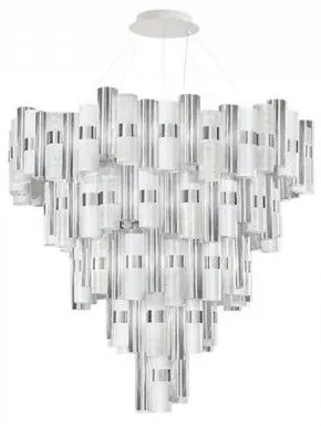 Πολυέλαιος Κρεμαστό Φωτιστικό Οροφής LED 390W Dimmable La Lollona 5 Slamp LALS5XLWHT06T00NMTEU Λευκό