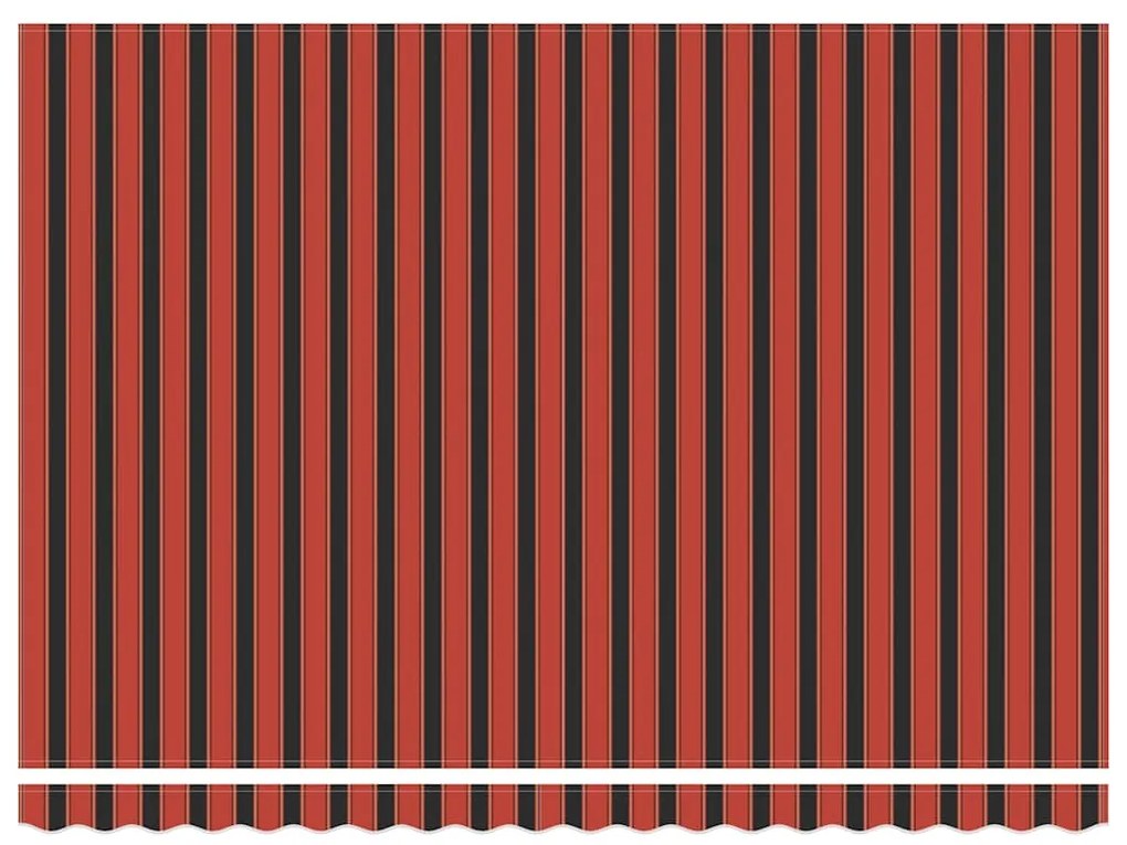 vidaXL Τέντα Πτυσσόμενη Πορτοκαλί/Καφέ 4,5 x 3 μ. Ύφασμα και Αλουμίνιο