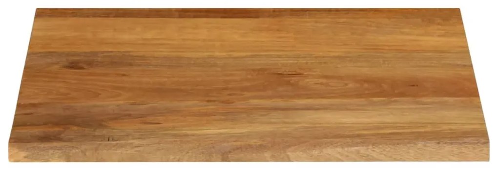 vidaXL Επιφάνεια Τραπεζιού 40x40x2,5 εκ. Live Edge Μασίφ Ξύλο Μάνγκο