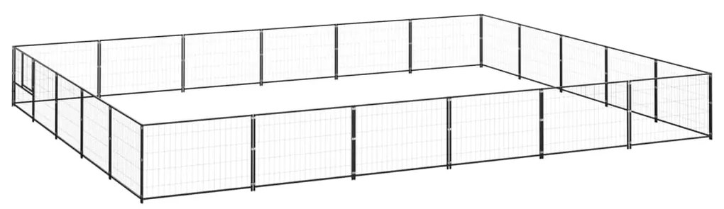 Σπιτάκι Σκύλου Μαύρο 30 μ² Ατσάλινο - Μαύρο