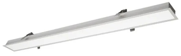 Γραμμικό Φωτιστικό Χωνευτό Viokef Station Ultra 3911-04114-3-U-D3 L1140 3000K Dimmable Ασημί