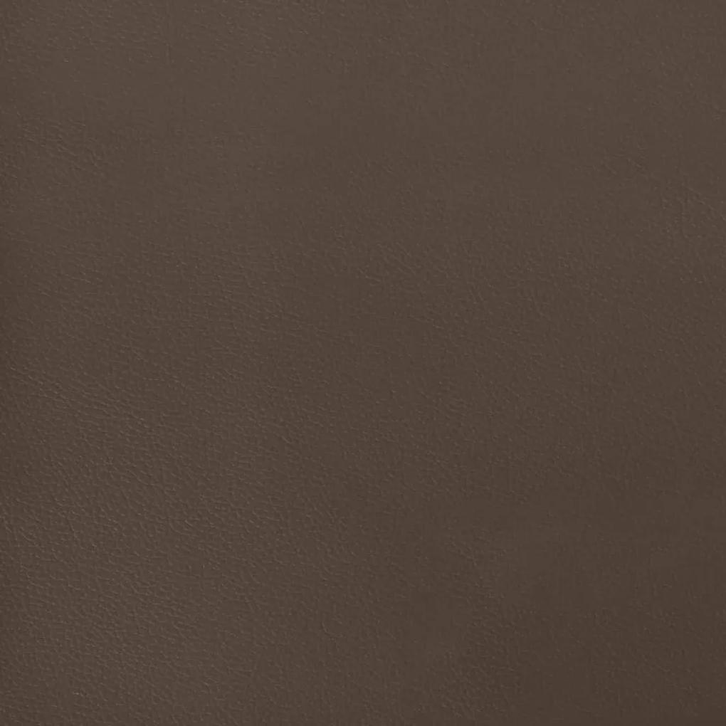 Πλαίσιο Κρεβατιού Καφέ 180x200 εκ. από Συνθετικό Δέρμα - Καφέ