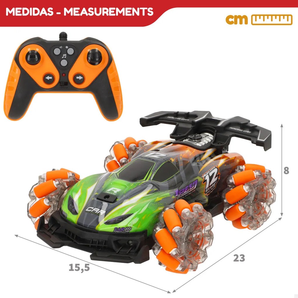 Αυτοκίνητο Radio Control Speed &amp; Go 23 X 8 X 15,5 CM (x2)