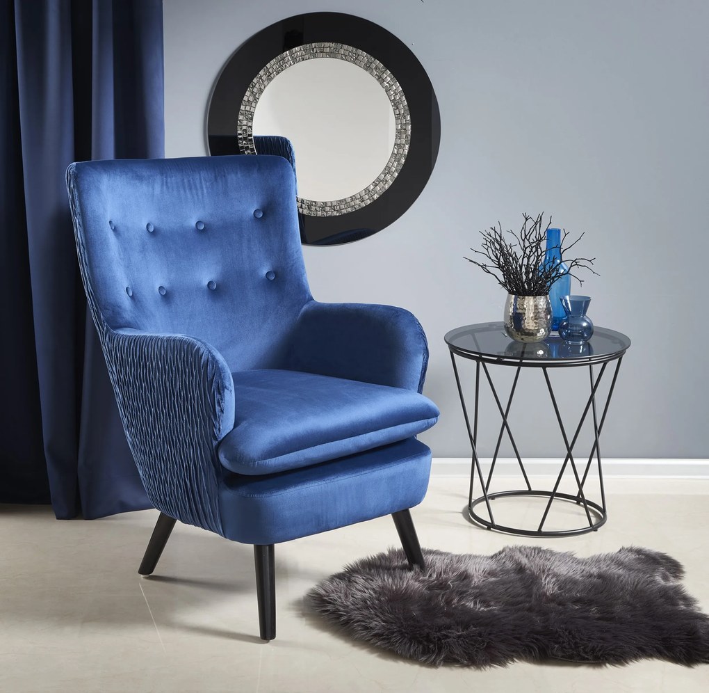 RAVEL l. chair, color: dark blue DIOMMI V-CH-RAVEL-FOT-GRANATOWY