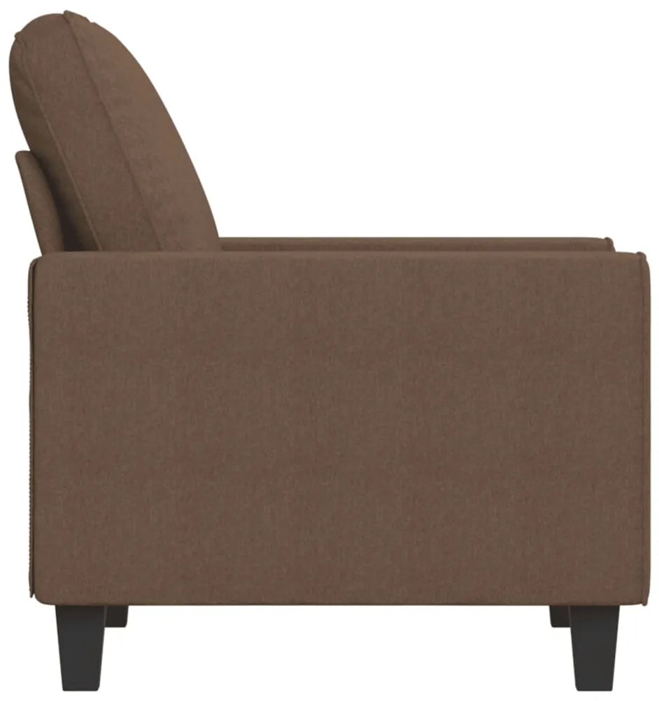 vidaXL Πολυθρόνα Καφέ 60 εκ. Υφασμάτινη