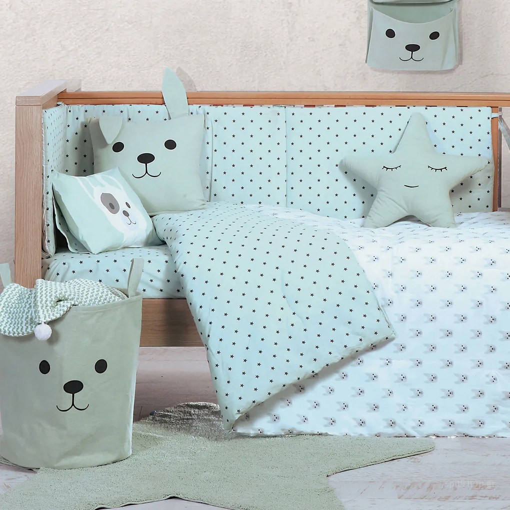 Κουβερλί Κούνιας (110x140) 2 Όψεων Nef-Nef Homeware Dog