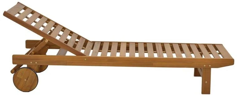 Ξαπλώστρα Weylar ξύλο ακακίας φυσικό 60x193x30εκ 60x193x30 εκ.