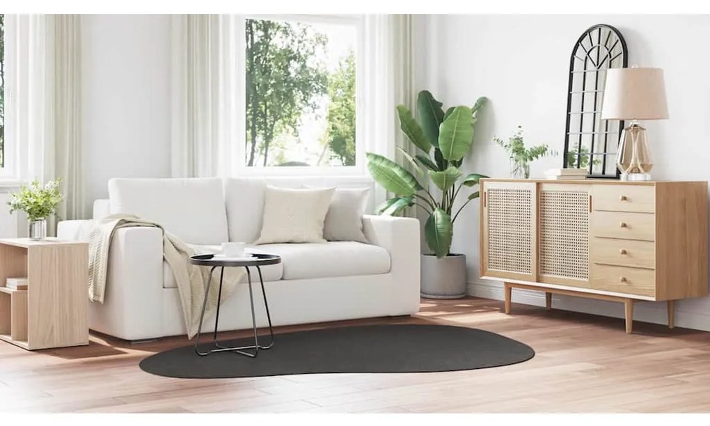 vidaXL Χαλί HUARTE Ανθρακί 140 x 200 cm Πολυεστέρας