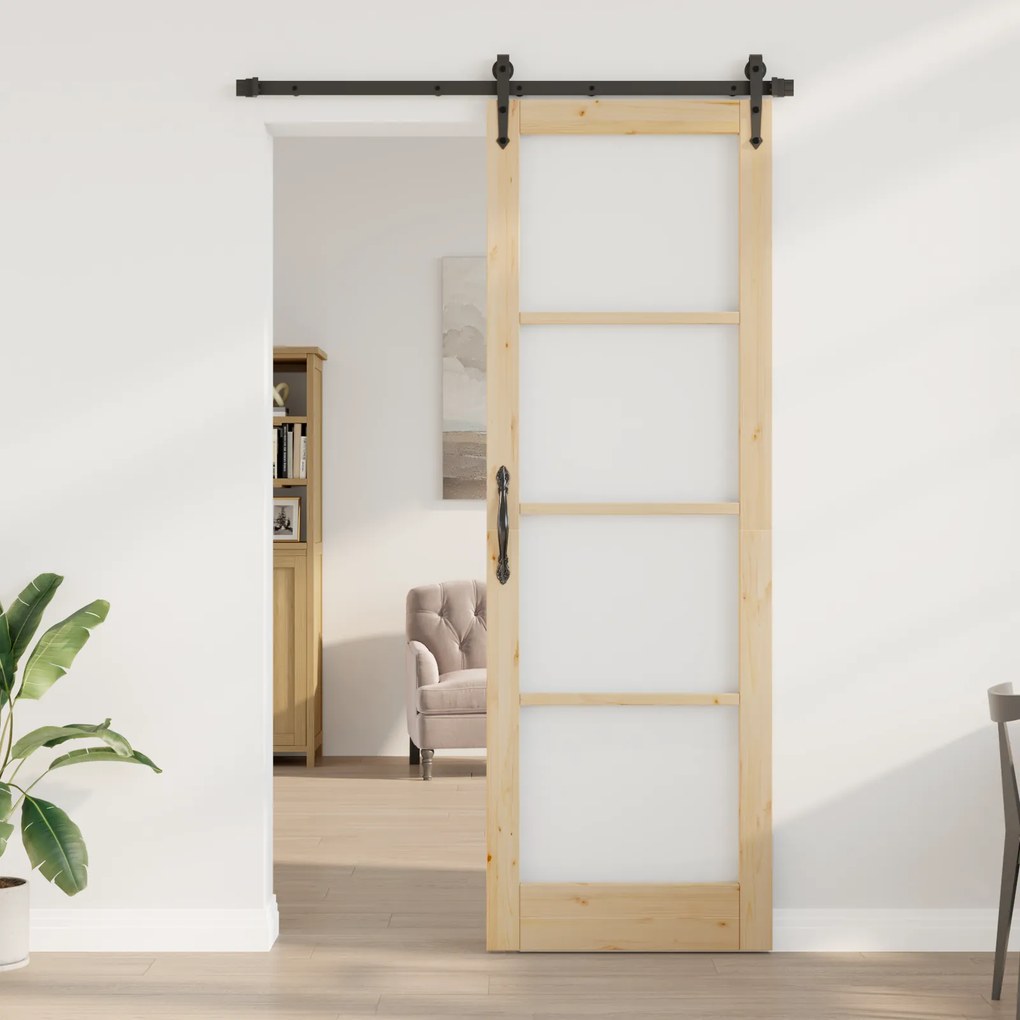 vidaXL Sliding Door with Hardware Set 'ORKDAL'78x232 εκ.
