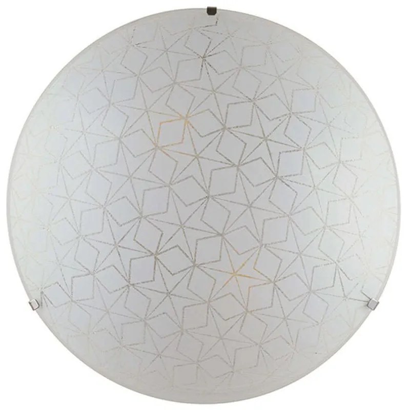 Φωτιστικό Οροφής - Πλαφονιέρα Esagram I-ESAGRAM-PL40 3xE27 Φ40cm White Luce Ambiente Design