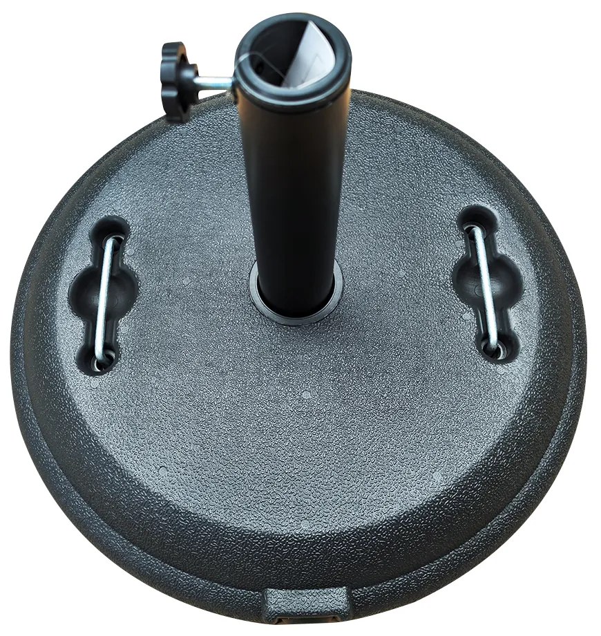 Βάση Ομπρέλας ArteLibre KODIAK 22kg Μαύρο Τσιμέντο/Πλαστικό 46.5x33cm