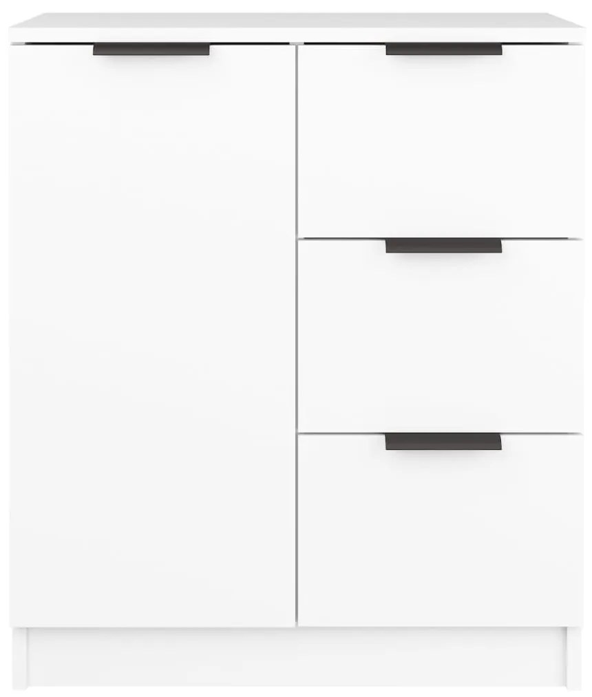 vidaXL Συρταριέρα Λευκή 60 x 30 x 70 εκ. από Επεξεργασμένο Ξύλο
