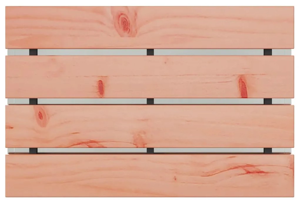 vidaXL Παγκάκι κήπου Ασημί 60 x 40 x 43 εκ Γαλβανισμένος χάλυβας