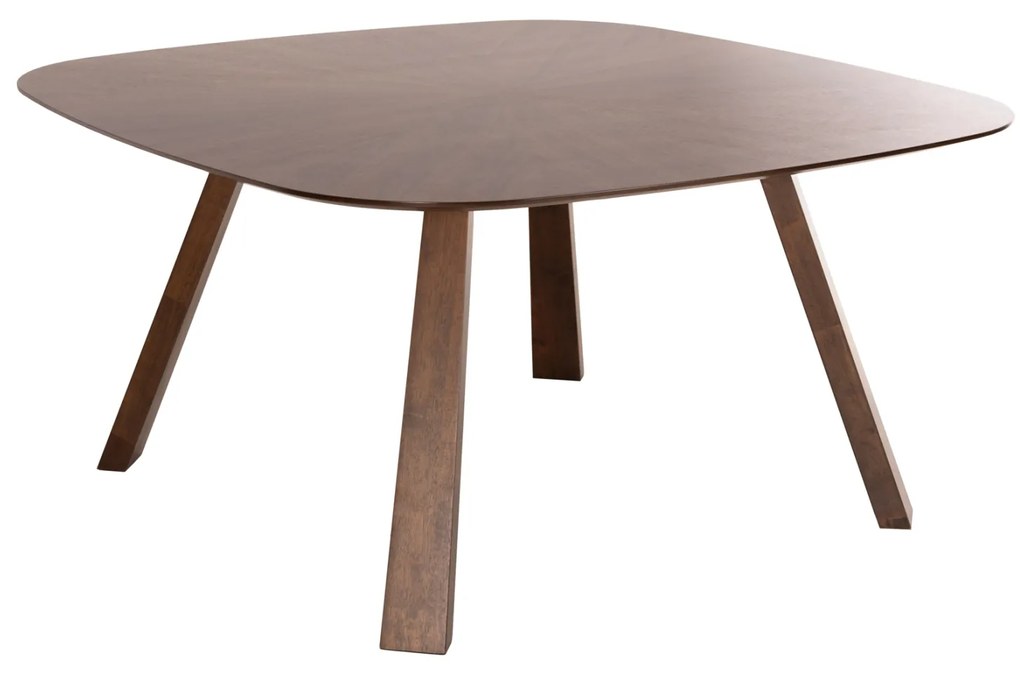 ΤΡΑΠΕΖΙ ΤΡΑΠΕΖΑΡΙΑΣ RINER HM9733 MDF ΜΕ ΚΑΠΛΑΜΑ ΚΑΡΥΔΙΑΣ 150x150x75Υ εκ.