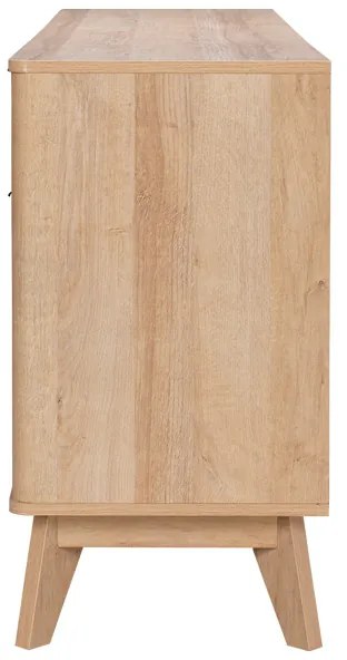 Μπουφές Hamea pakoworld mdf σε φυσική απόχρωση 150x39,5x73εκ