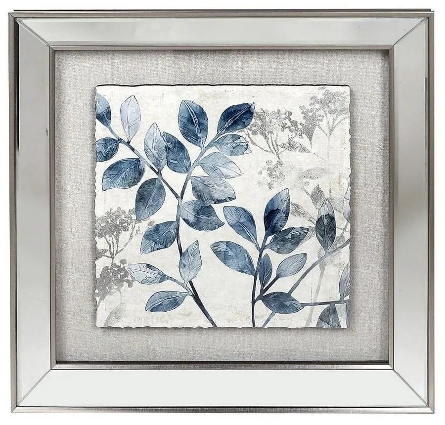 Κάδρο Φύλλα RAM207 Χρυσό 40x40cm Espiel Τετράγωνοι Wood, Glass