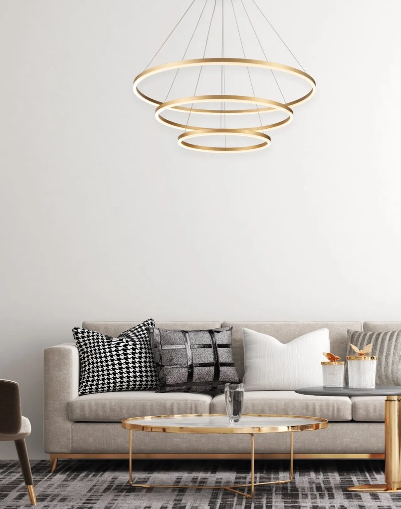 SE LED 80-60-40 OLYMPIC PENDANT GOLD MAT Β5