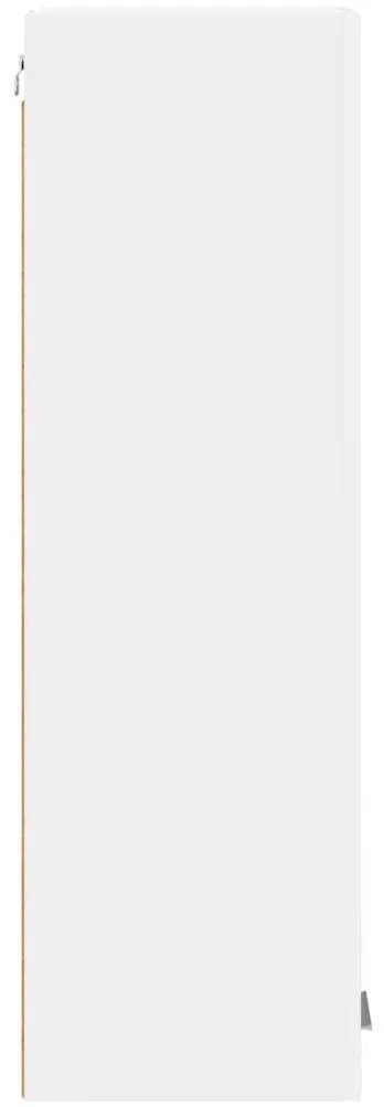 vidaXL Κρεμαστό ντουλάπι Λευκό 30 x 31 x 100 εκ. Επεξεργασμένο ξύλο