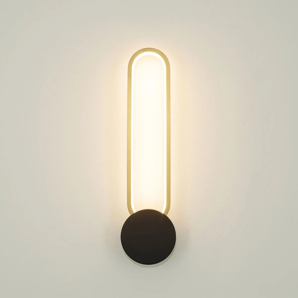 Απλίκα Τοίχου LED Dimmable Zambelis 23102 Gold Matt