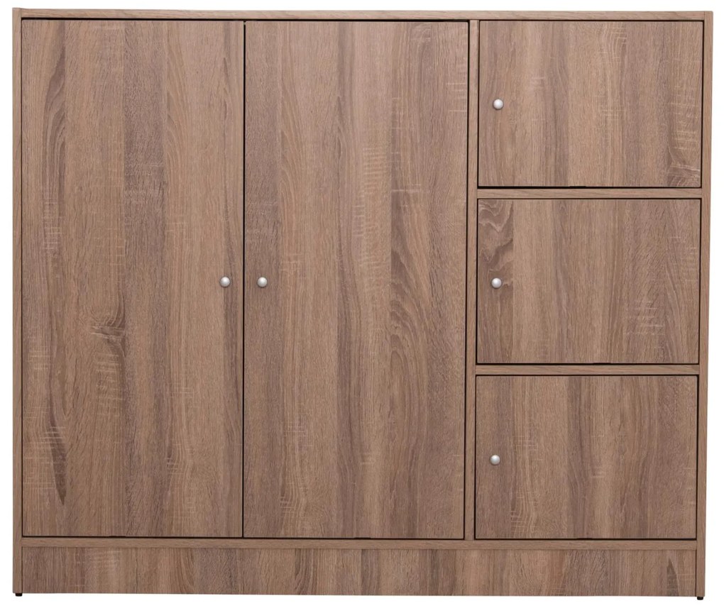 ΝΤΟΥΛΑΠΙ ΜΕ 4 ΑΠΟΘ.ΧΩΡΟΥΣ MATIN  SONAMA OAK ΜΕΛΑΜΙΝΗ 117x39,5x99,5Υεκ