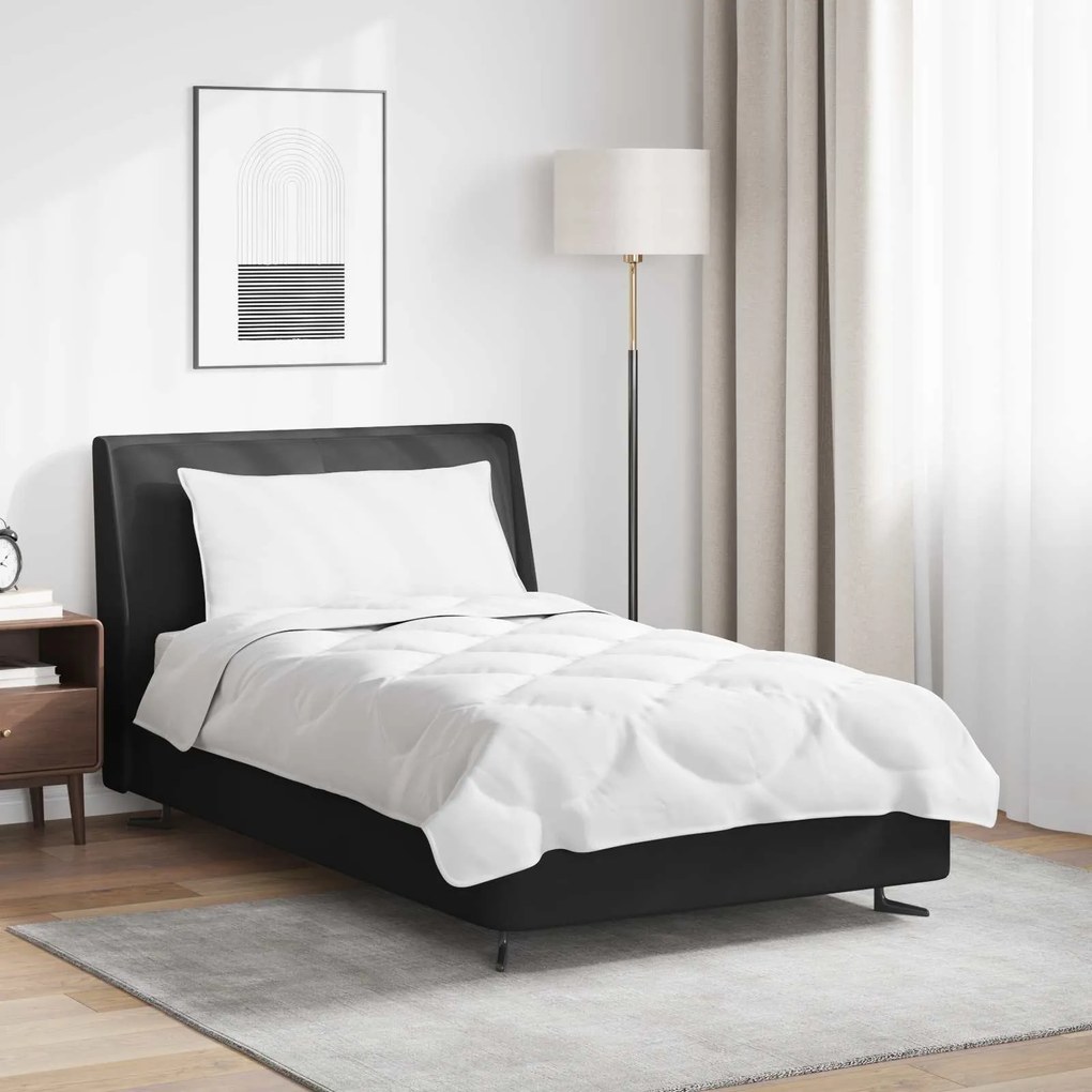 Σετ Παπλωμάτων με μαξιλάρι 2 pcs Λευκό Μικροΐνες