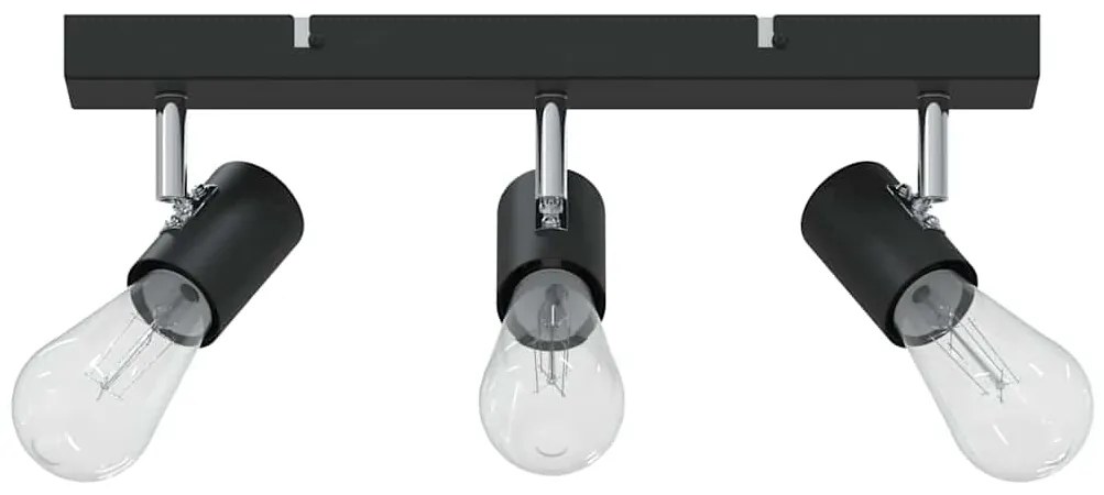 vidaXL Σποτ οροφής Μαύρο 38 x 6.5 x 11.5 εκ Ατσάλι