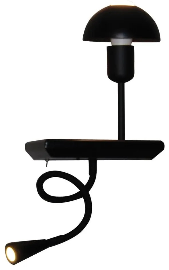 Φωτιστικό Τοίχου HL-3596 SR2 77-4169 Rowan Black Homelighting Metal,Wood