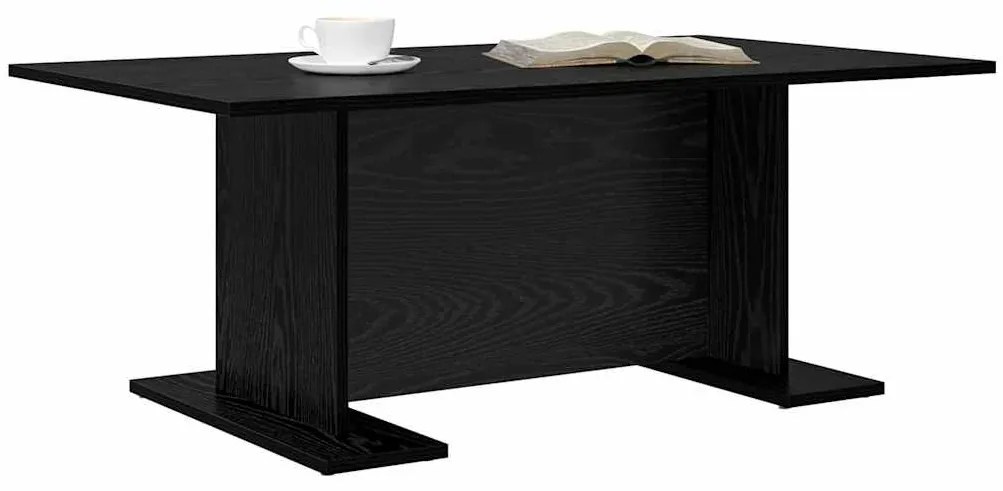 vidaXL Τραπεζάκι σαλονιού Άλλο Μαύρη δρυς 103.5 x 60 x 40 εκ