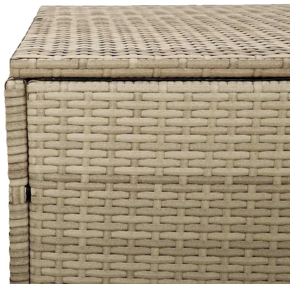 BOX ΑΠΟΘΗΚΕΥΣΗΣ ΚΗΠΟΥ ΜΠΕΖ 110X50X58 CM POLY RATTAN 4104072