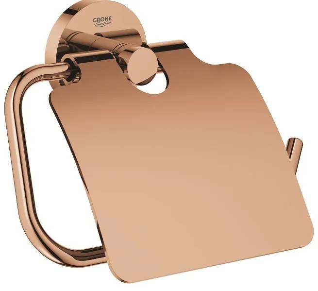 Χαρτοθήκη Grohe New Essentials με καπάκι-Ashmi Gualistero