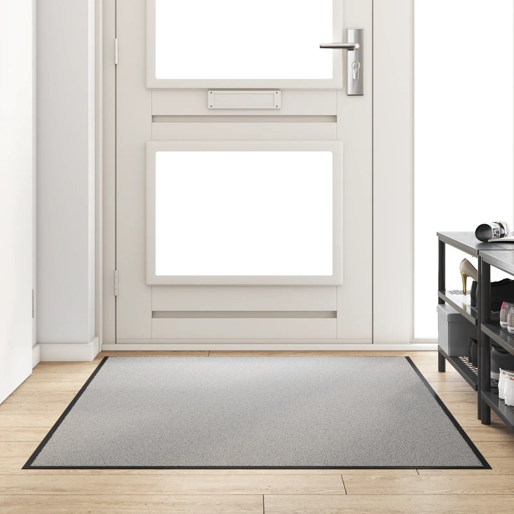 vidaXL Πατάκι πόρτας Ορθογώνιο Γκρι 120x180 εκ