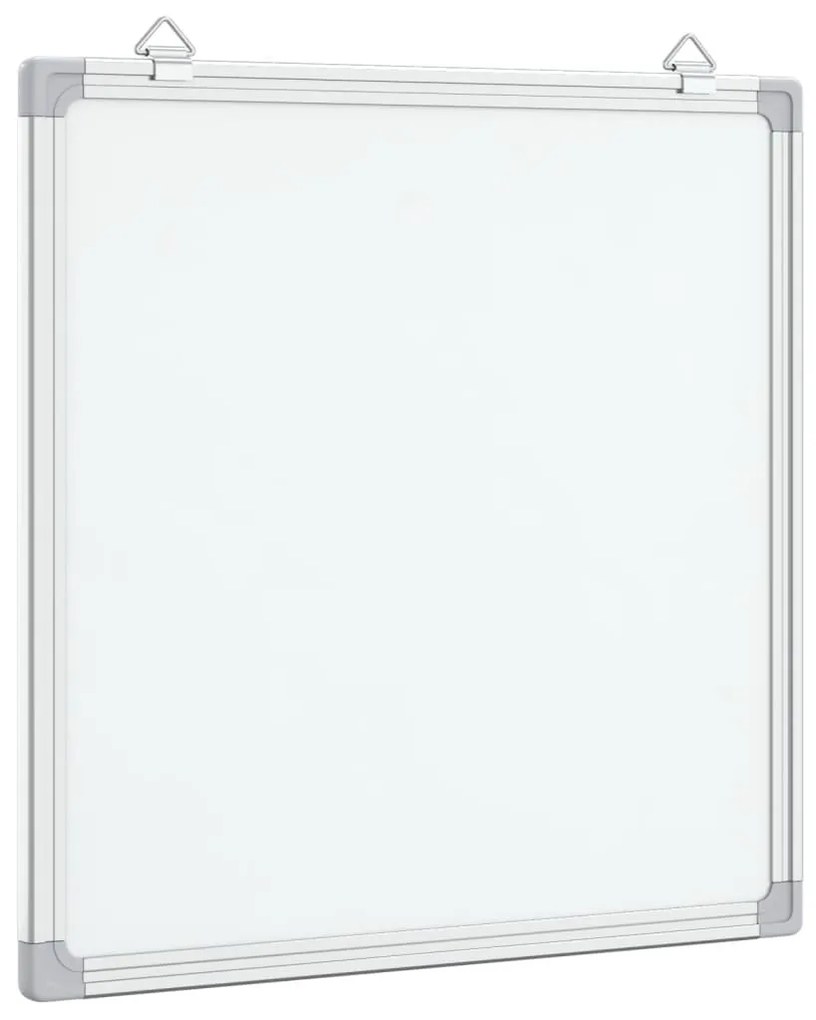 vidaXL Πίνακας Μαρκαδόρου Μαγνητικός Λευκός 60x60x1,7 εκ. Αλουμινίου